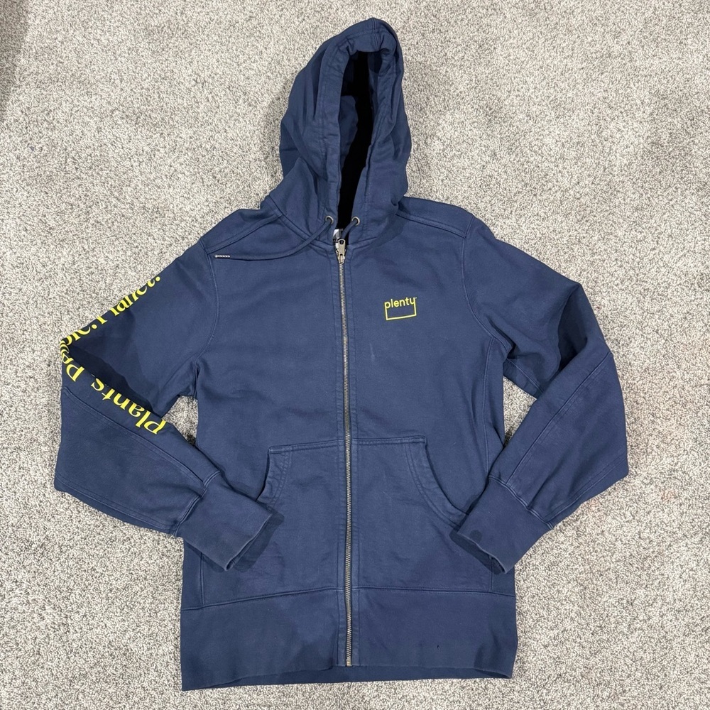 American Giant Plenty Navy Blue 100% Cotton Heavyweight Zipup Hoodie Men’s M